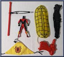 Spidey (Wind Attack) from Spider-Man - Web Splashers - Hydro Blast manufactured by Toy Biz [Loose]