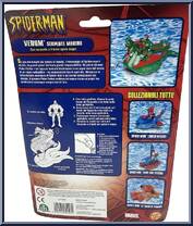 Venom (Sea Serpent) from Spider-Man - Web Splashers - Series 2002 manufactured by Toy Biz [Back]