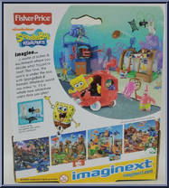 Spongebob & Sandy from Spongebob Squarepants - Basic Series manufactured by Fisher-Price [Back]