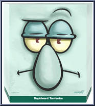 Squidward Tentacles from Spongebob Squarepants - Ultimates manufactured by Super7 [Back]