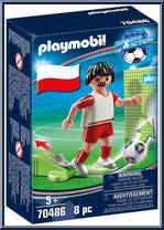 Soccer Player (Poland) from Sports & Action - Basic Series manufactured by Playmobil [Front]
