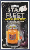 Robot (Orange) from Star Fleet - Wind-Ups manufactured by AHI [Front]