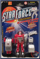 Red Astronaut from S.T.A.R. Force - Expedition Team manufactured by Lanard Toys [Front]