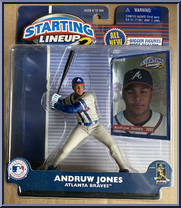 Andruw Jones from Starting Lineup - Baseball - 2001 Series manufactured by Kenner [Front]
