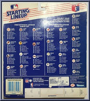 Barry Bonds from Starting Lineup - Baseball - 1988 Series manufactured by Kenner [Back]