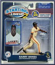 Barry Bonds from Starting Lineup - Baseball - 2001 Series manufactured by Kenner [Front]
