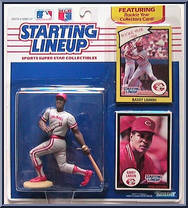 Barry Larkin (Reds) from Starting Lineup - Baseball - 1990 Series manufactured by Kenner [Front]