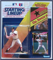 Cal Ripken Jr (Orioles) from Starting Lineup - Baseball - 1992 Series manufactured by Kenner [Front]