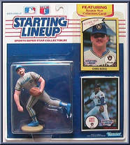 Chris Bosio (Brewers) from Starting Lineup - Baseball - 1990 Series manufactured by Kenner [Front]