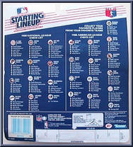 Chris Brown from Starting Lineup - Baseball - 1988 Series manufactured by Kenner [Back]