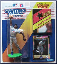 Darryl Strawberry (Dodgers) from Starting Lineup - Baseball - 1992 Series manufactured by Kenner [Front]