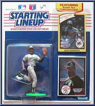 Dave Henderson (Athletics) from Starting Lineup - Baseball - 1990 Series manufactured by Kenner [Front]