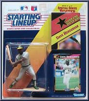 Dave Henderson (Athletics) from Starting Lineup - Baseball - 1992 Series manufactured by Kenner [Front]
