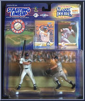 Derek Jeter / Derek Jeter from Starting Lineup - Baseball - Classic Doubles - 1999 manufactured by Kenner [Front]