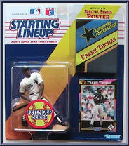 Frank Thomas (White Sox) (Extended) from Starting Lineup - Baseball - 1992 Series manufactured by Kenner [Front]