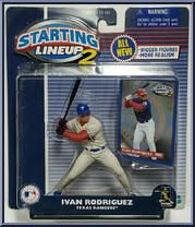 Ivan Rodriguez from Starting Lineup - Baseball - 2001 Series manufactured by Kenner [Front]