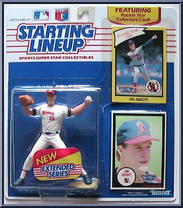 Jim Abbott (Angels) (Extended) from Starting Lineup - Baseball - 1990 Series manufactured by Kenner [Front]