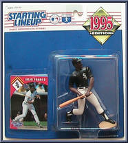 Julio Franco from Starting Lineup - Baseball - 1995 Series manufactured by Kenner [Front]