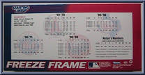 Nolan Ryan from Starting Lineup - Baseball - Freeze Frame - 1997 manufactured by Kenner [Back]