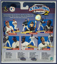 Pedro Martinez from Starting Lineup - Baseball - 2001 Series manufactured by Kenner [Back]
