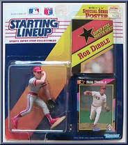 Rob Dibble (Reds) from Starting Lineup - Baseball - 1992 Series manufactured by Kenner [Front]
