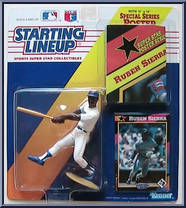 Ruben Sierra (Rangers) from Starting Lineup - Baseball - 1992 Series manufactured by Kenner [Front]