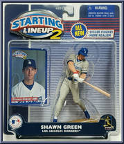Shawn Green from Starting Lineup - Baseball - 2001 Series manufactured by Kenner [Front]