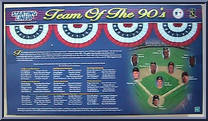 Team of the 90's from Starting Lineup - Baseball - Team Sets manufactured by Kenner [Back]