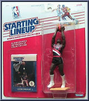 Clyde Drexler from Starting Lineup - Basketball - 1988 Series manufactured by Kenner [Front]