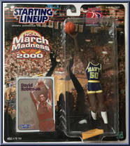 David Robinson from Starting Lineup - Basketball - NCAA March Madness manufactured by Kenner [Front]