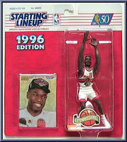 Dikembe Mutombo from Starting Lineup - Basketball - 1996 Series manufactured by Kenner [Front]