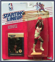 Dominique Wilkins from Starting Lineup - Basketball - 1988 Series manufactured by Kenner [Front]