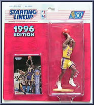 Eddie Jones from Starting Lineup - Basketball - 1996 Series manufactured by Kenner [Front]