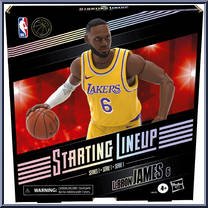 LeBron James from Starting Lineup - Basketball - Basic Series manufactured by Hasbro [Front]