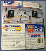 Duke Snider from Starting Lineup - Cooperstown Collection - 1997 Series manufactured by Kenner [Back]