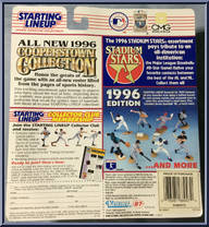 Robin Roberts from Starting Lineup - Cooperstown Collection - 1996 Series manufactured by Kenner [Back]