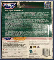 Andre Rison from Starting Lineup - Football - 1999 Series manufactured by Kenner [Back]