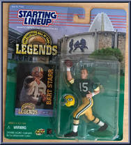 Bart Starr from Starting Lineup - Football - Hall of Fame Legends - 1998 manufactured by Kenner [Front]