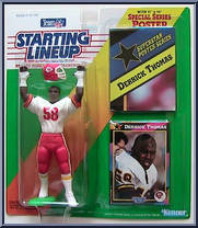Derrick Thomas from Starting Lineup - Football - 1992 Series manufactured by Kenner [Front]