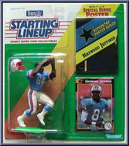 Haywood Jeffires from Starting Lineup - Football - 1992 Series manufactured by Kenner [Front]
