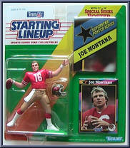 Joe Montana from Starting Lineup - Football - 1992 Series manufactured by Kenner [Front]