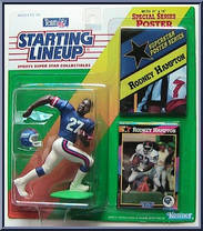 Rodney Hampton from Starting Lineup - Football - 1992 Series manufactured by Kenner [Front]
