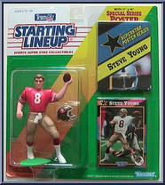 Steve Young from Starting Lineup - Football - 1992 Series manufactured by Kenner [Front]