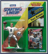 Troy Aikman from Starting Lineup - Football - 1992 Series manufactured by Kenner [Front]