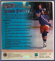 Wayne Gretzky (Convention) from Starting Lineup - Hockey - 1999 Series manufactured by Kenner [Back]