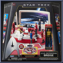 Bridge Playset (with Kirk) from Star Trek - 2009 Movie - Playsets manufactured by Playmates [Front]