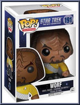 Worf from Star Trek - Next Generation Pop! manufactured by Funko [Front]