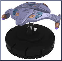 3rd Wing Attack Ship from Star Trek - HeroClix - Tactics IV manufactured by WizKids [Loose]