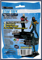Mirror William Riker from Star Trek - HeroClix - Away Team: Next Generation manufactured by WizKids [Back]