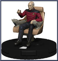 Captain Jean Luc Picard (USS Enterprise) from Star Trek - HeroClix - Away Team: Next Generation manufactured by WizKids [Loose]